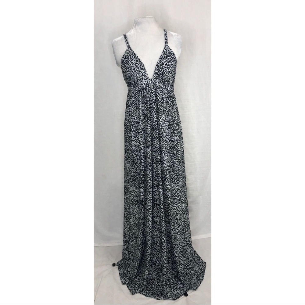 Rebecca Taylor Leopard Maxi dress XS